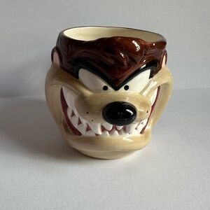 Vintage Tasmanian Devil “Taz” 3D Head Ceramic Coffee Mug Cup